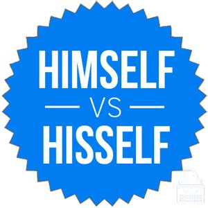 himself traduction|himself vs hisself.